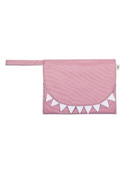 Baby Bites Przewijak podróżny Shark Pink