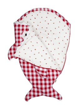 Baby Bites Śpiworek light Shark (1-18 m) Red Vichy