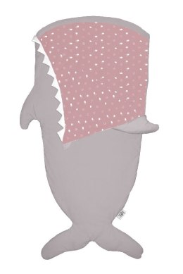 Baby Bites Śpiworek light Shark (2-6 l) Pink Clouds Stone/Pink