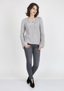 Sweter Kylie SWE 117 Szary