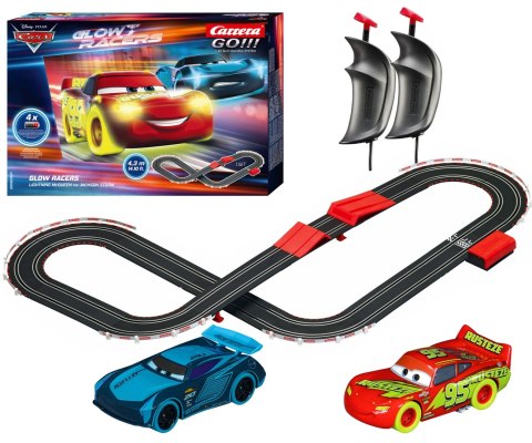 Carrera Go 20063521 Disney Pixar Cars - Glow Racers 4,3m