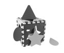 Mata piankowa puzzle Jolly 3x3 Shapes - Grey