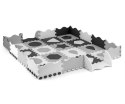 Mata piankowa puzzle Jolly 4x4 Shapes - Grey