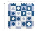 Milly Mally Mata piankowa puzzle Jolly 4x4 Shapes - Blue