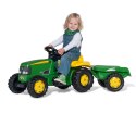 Rolly Toys 012190 Traktor Rolly Kid John Deere z przyczepą