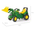 Rolly Toys 710126 Traktor Rolly Farmtrac John Deere z łyżką i pompowanymi kołami