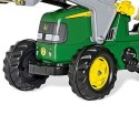 Rolly Toys 811496 Traktor Rolly Junior John Deere z łyżką i przyczepą