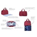 Childhome Torba Mommy Bag Signature Urban Burgundy