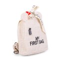 Childhome Plecak dziecięcy My First Bag Teddy Bear White