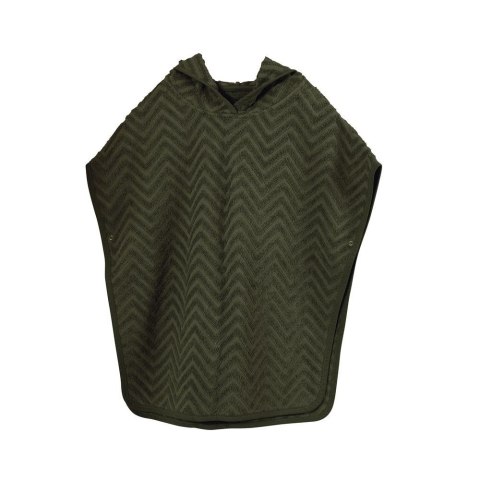 Filibabba Poncho Zigzag Dark Green