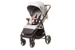 4 BABY Wózek spacerowy STINGER XXIV MELANGE LIGHT GREY