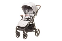 4 BABY Wózek spacerowy STINGER PRO MELANGE LIGHT GREY