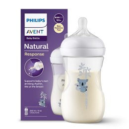 AVENT SCY903/67 Butelka Responsywna Natural dekor 260 ml