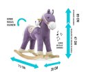 MILLY MALLY 1077 Koń Pony purple