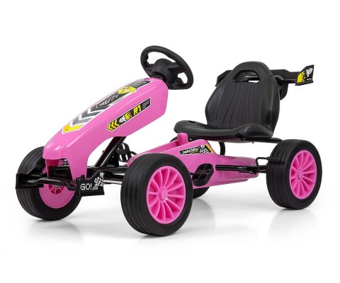 MILLY MALLY Gokart na pedały Rocket Pink