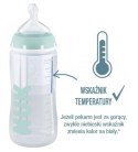 NUK 741148 Butelka FC+ 300 ml ANTI-COLIC Professional ze wskaźnikiem temperatury smoczek silikonowy 0-6 m