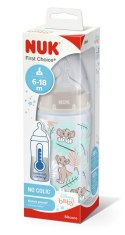 NUK 741764 Butelka FC+ 300ml DISNEY KRÓL LEW ze wskaźnikiem temperatury smoczek 6-18m