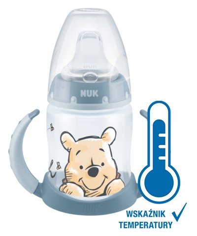 NUK 743945 FC Butelka 150ml z uchwytami i wskaźnikiem temperatury DISNEY KUBUŚ ustnik silikonowy niekapek