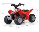 MILLY MALLY 4480 Pojazd na akumulator Quad HONDA ATV Red