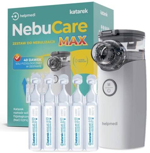 HELPMEDI Katarek Nebucare MAX zestaw do nebulizacji