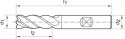 Zest.frezow Ratio,dlugichVHM,FIRE 5-cz..,4-ostrz.,chwytHB 6-16mm GÜHRING