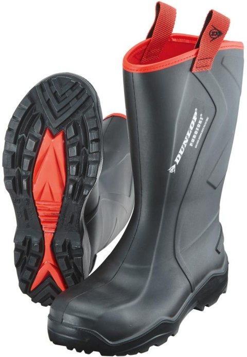 Buty Dunlop Purofort+ Rugged, rozmiar 41, czarne