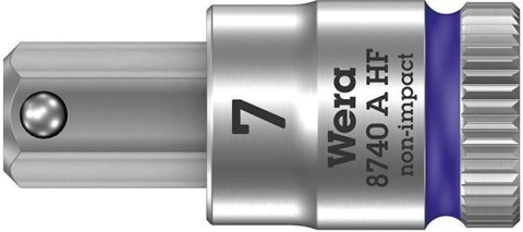 Nasadka wktetakowa 1/4" d.srub z gniaz.6-kat.z funkcja przytrzym,7x28mm Wera