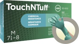 Rękawice nitrylowe jednorazowe TouchNTuff 92-600, rozmiar 7,5-8 (100 sztuk) Ansell