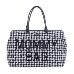 Childhome Torba Mommy Bag Czarno-Biała Pepitka